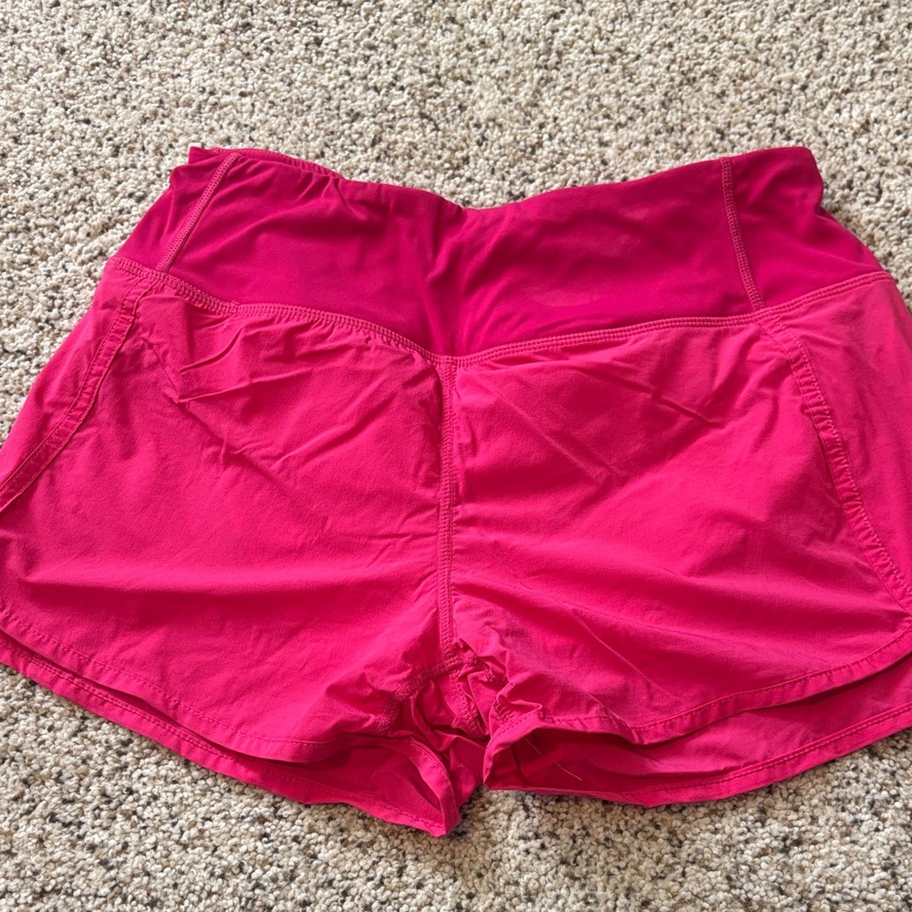 Amazon Essentials Women's Fuchsia Athletic Shorts